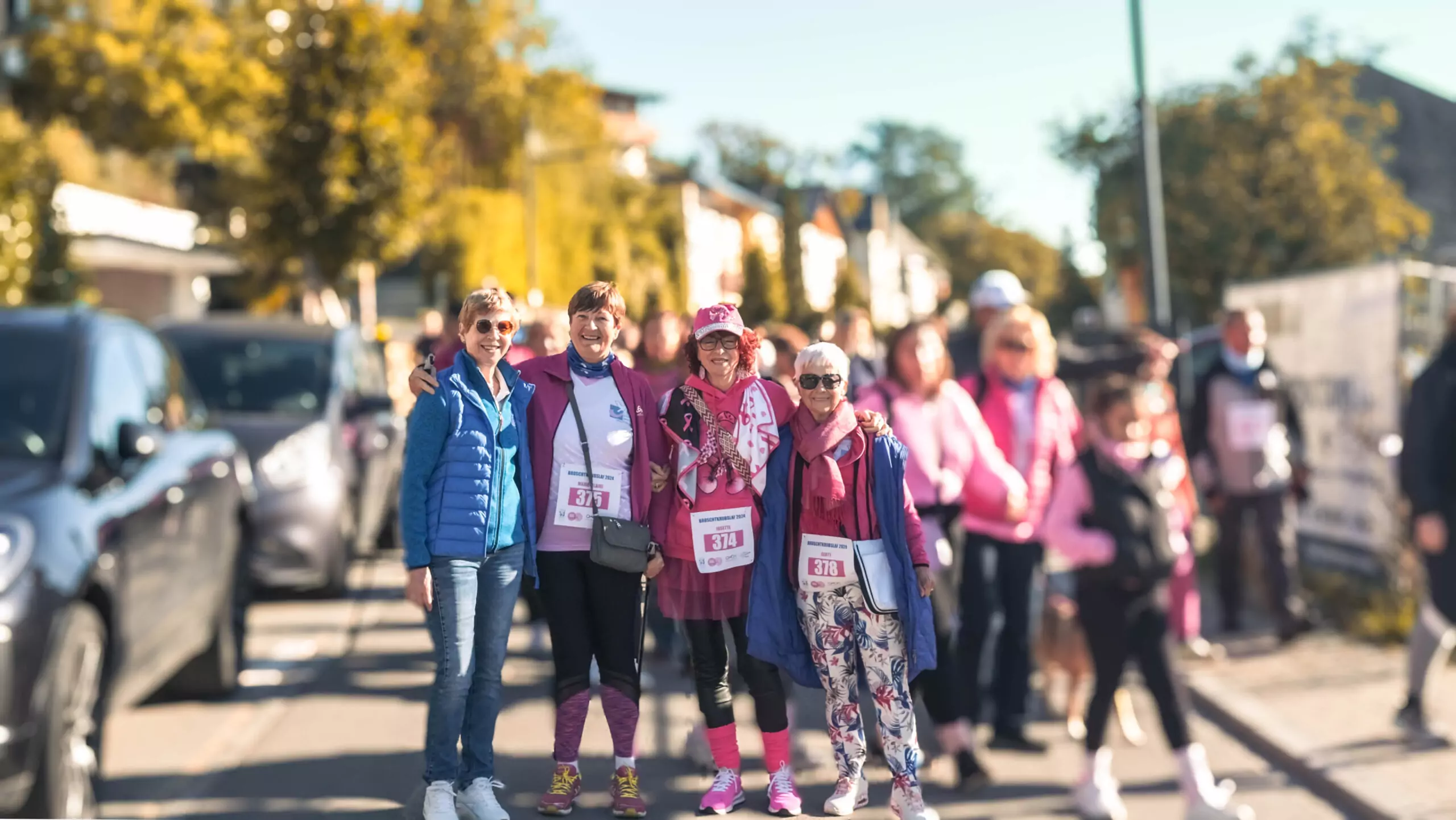 Some ALGSO members posing at the Broschtkriibslaf 2024 Some ALGSO members posing at the Broschtkriibslaf 2024