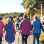 Some ALGSO members walking during an event.