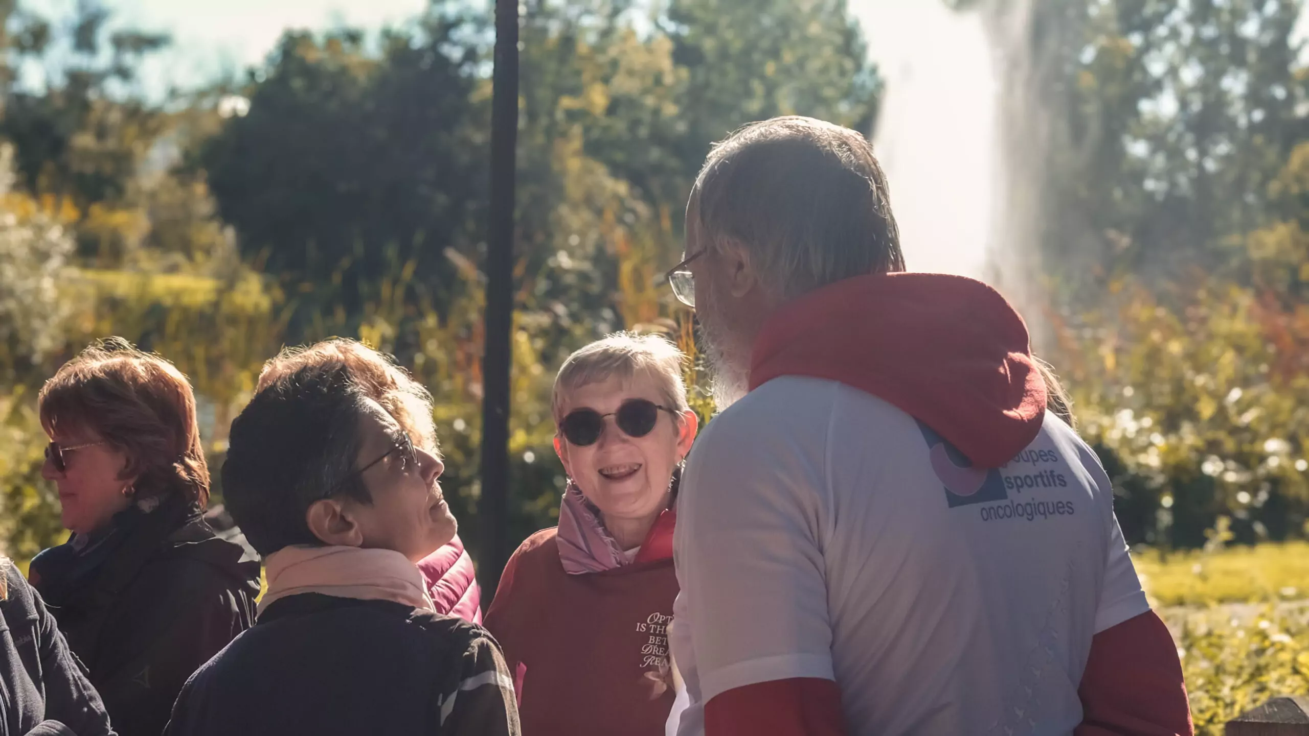 A group of ALGSO members laughing at the Broschtkriibslaf 2024 A group of ALGSO members laughing at the Broschtkriibslaf 2024