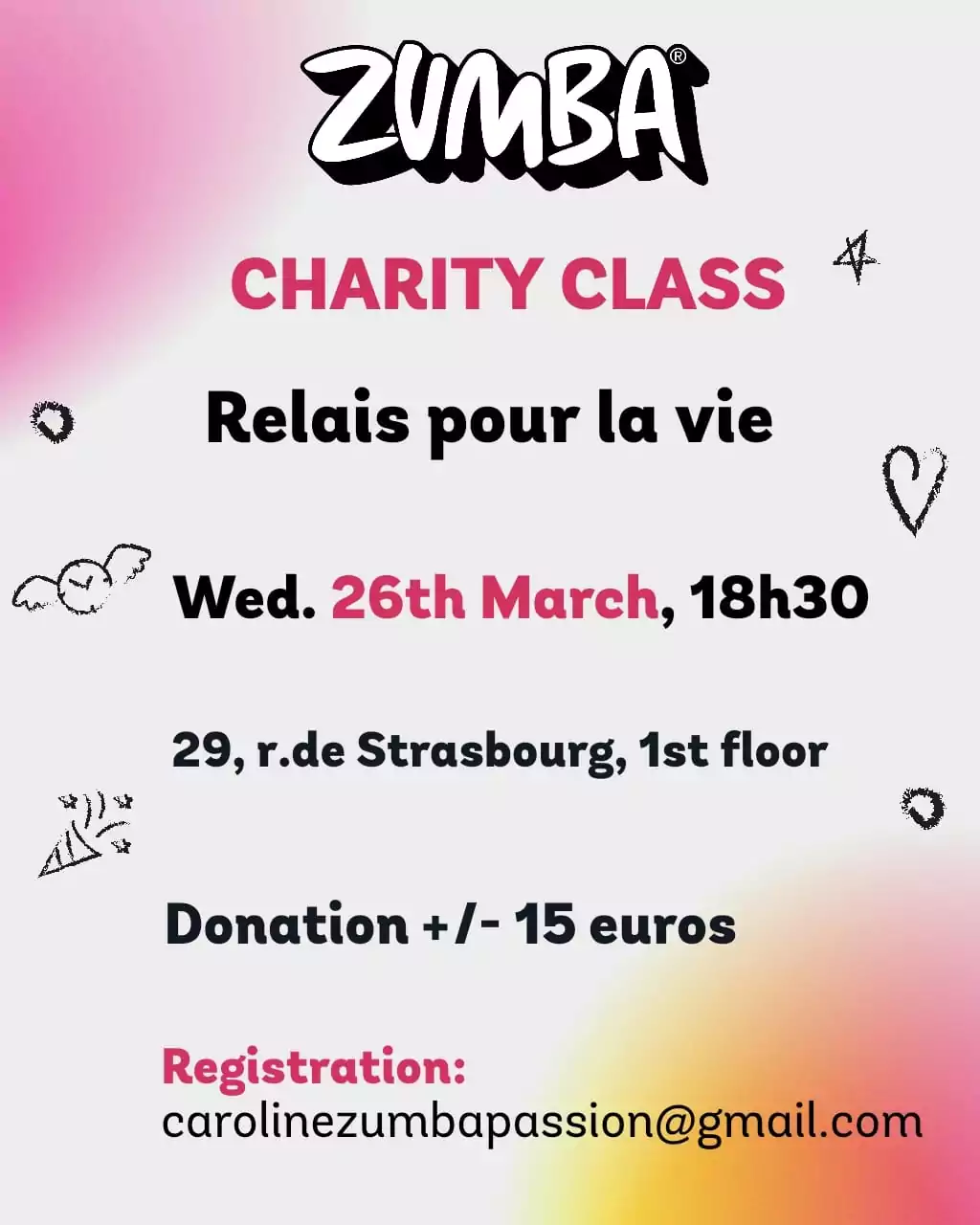 Caroline’s Charity Zumba Class for Relais pour la Vie 2025!