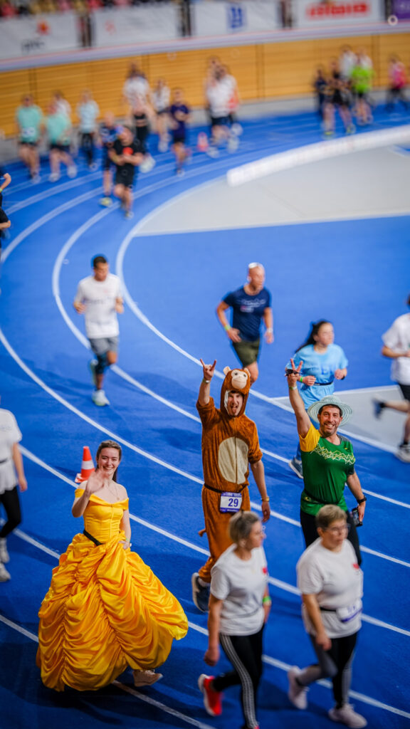 The 4am ALGSO team in costume at the Relais pour la Vie 2025 Luxembourg