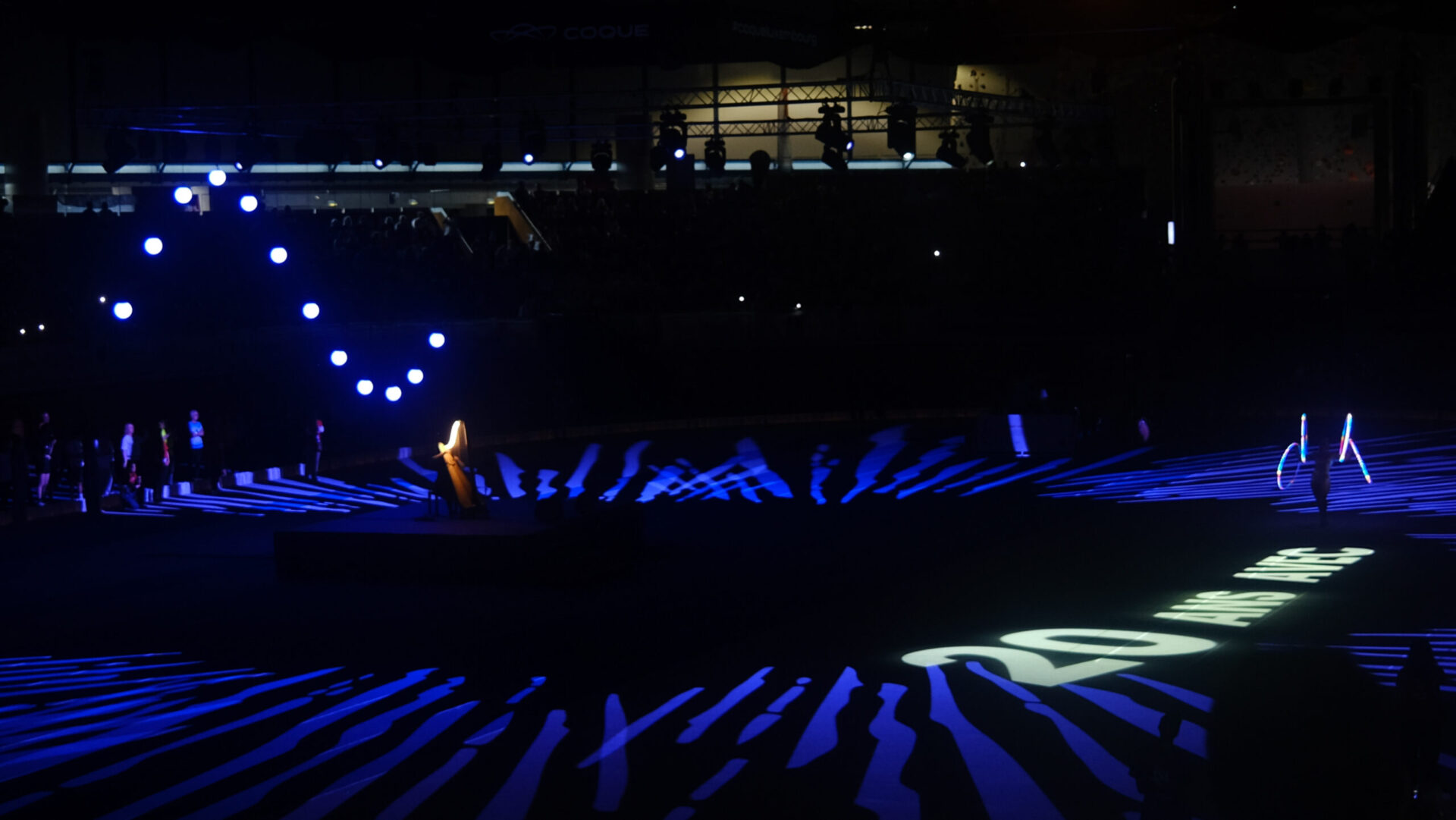 The candles ceremony at the Relais pour la Vie 2025