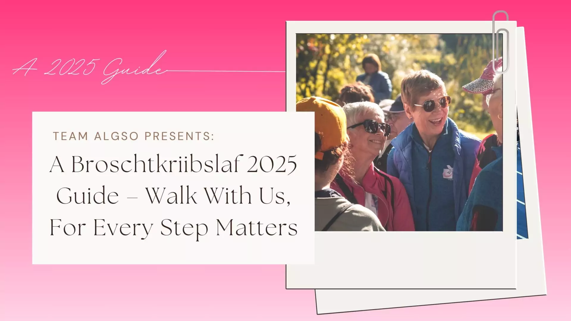 💕 Broschtkriibslaf 2025 – Walk With Us, For Every Step Matters